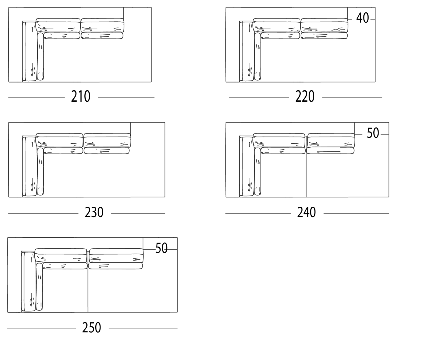 CHAISE LONGUE LEFT OR RIGHT