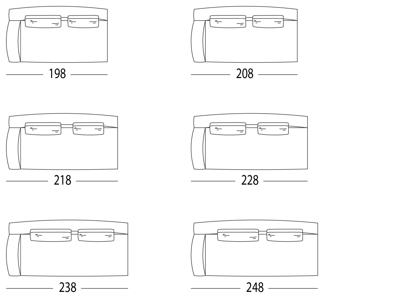 SOFA WITH 1 ARM LEFT OR RIGHT