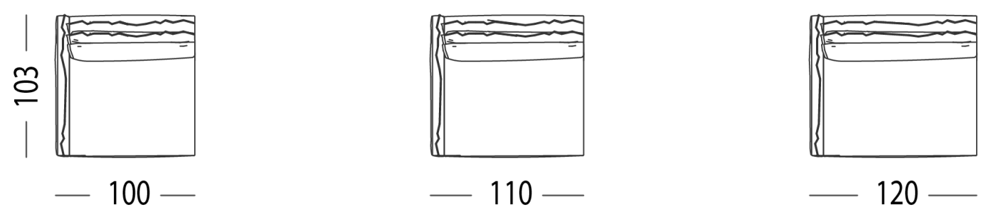 SOFA WITH 1 ARM LEFT OR RIGHT