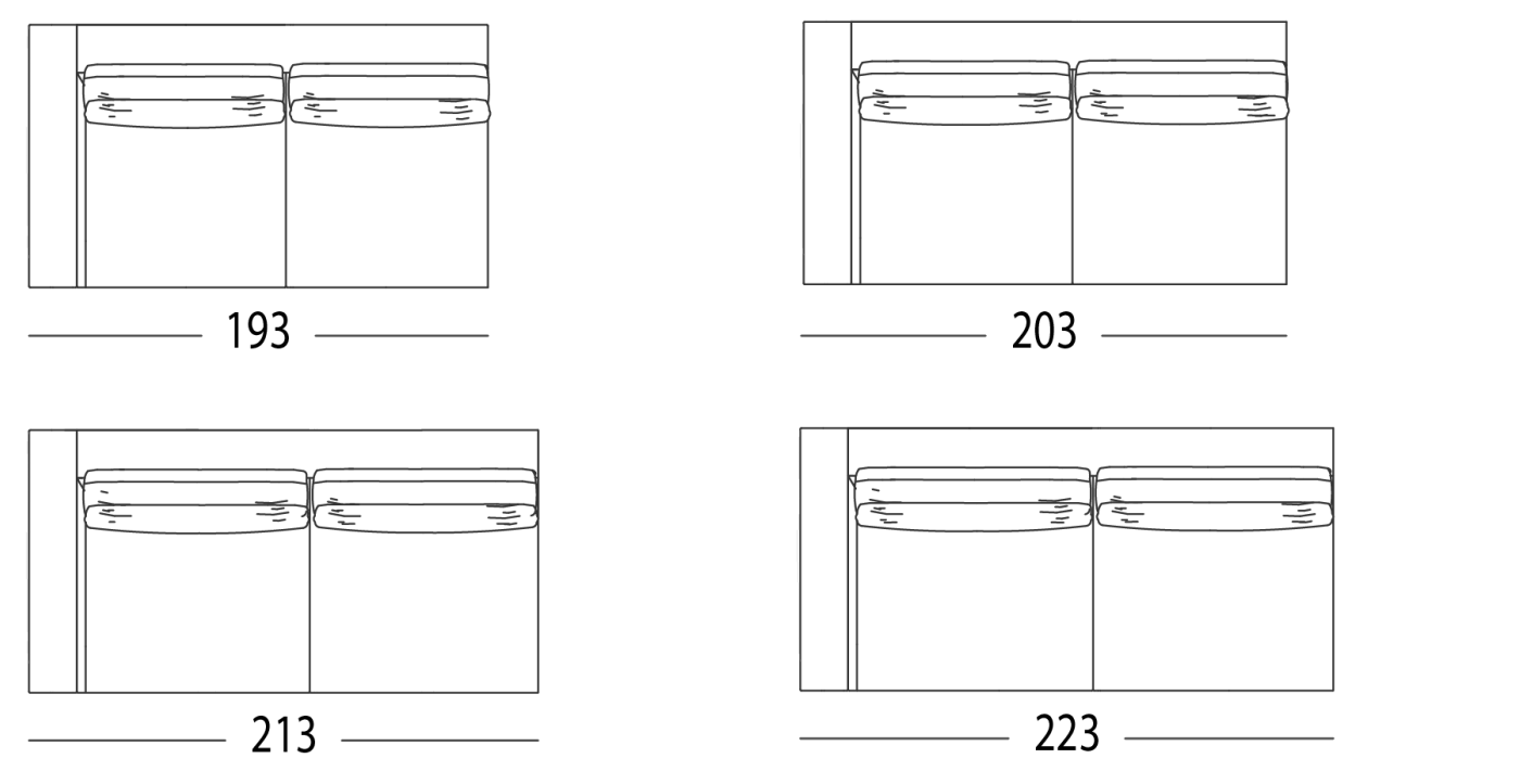 SOFA WITH 1 ARM LEFT OR RIGHT