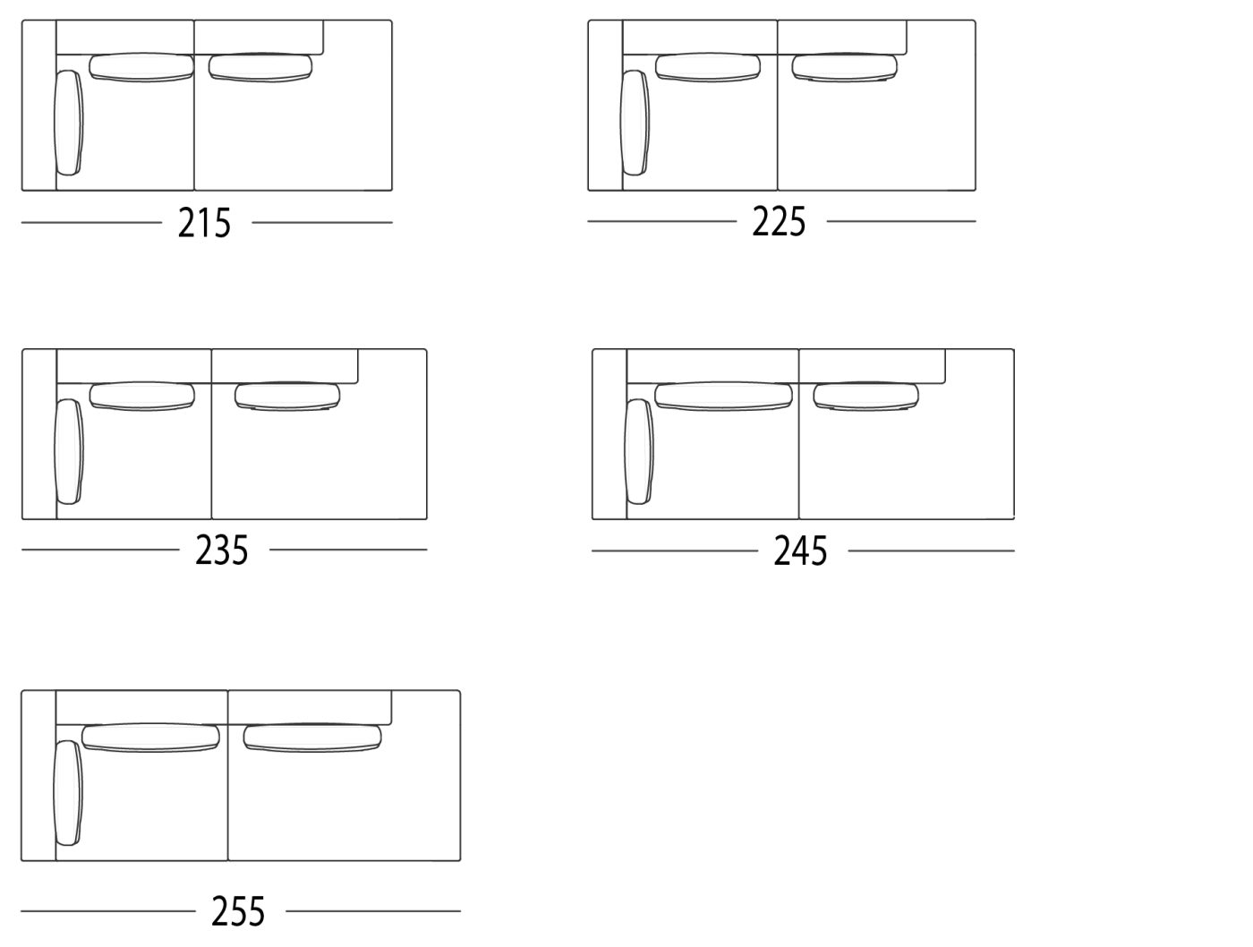 CHAISE LONGUE LEFT OR RIGHT