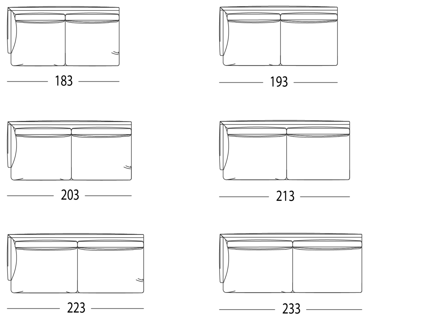 SOFA WITH 1 ARM LEFT OR RIGHT
